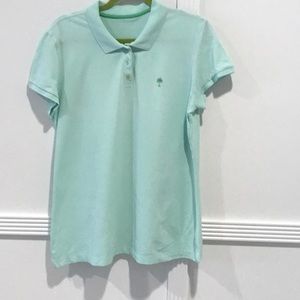 Lilly Pulitzer mint green polo shirt